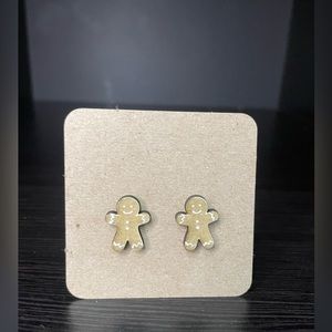 Gingerbread Man earrings